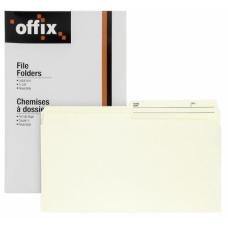 Offix Legal -size file folder, Manila color
