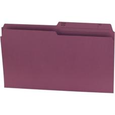 Offix legal-size file folder, Color Burgundy