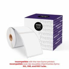 Dymo 30324 Grandes étiquettes 2 1/8'' x 2 3/4'' (1 x 320) |  Premium Tape