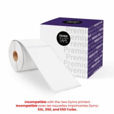Dymo 30857 Portes-noms adhésifs 2 1/4'' x 4'' (1 x 250)| Premium Tape